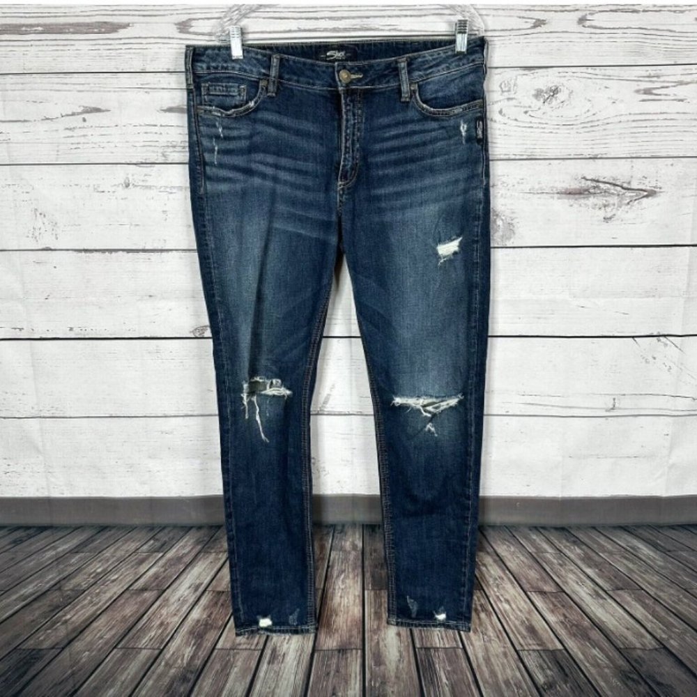 Maurcies Silver Jeans